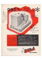 McIntosh A-116 - Brochure 